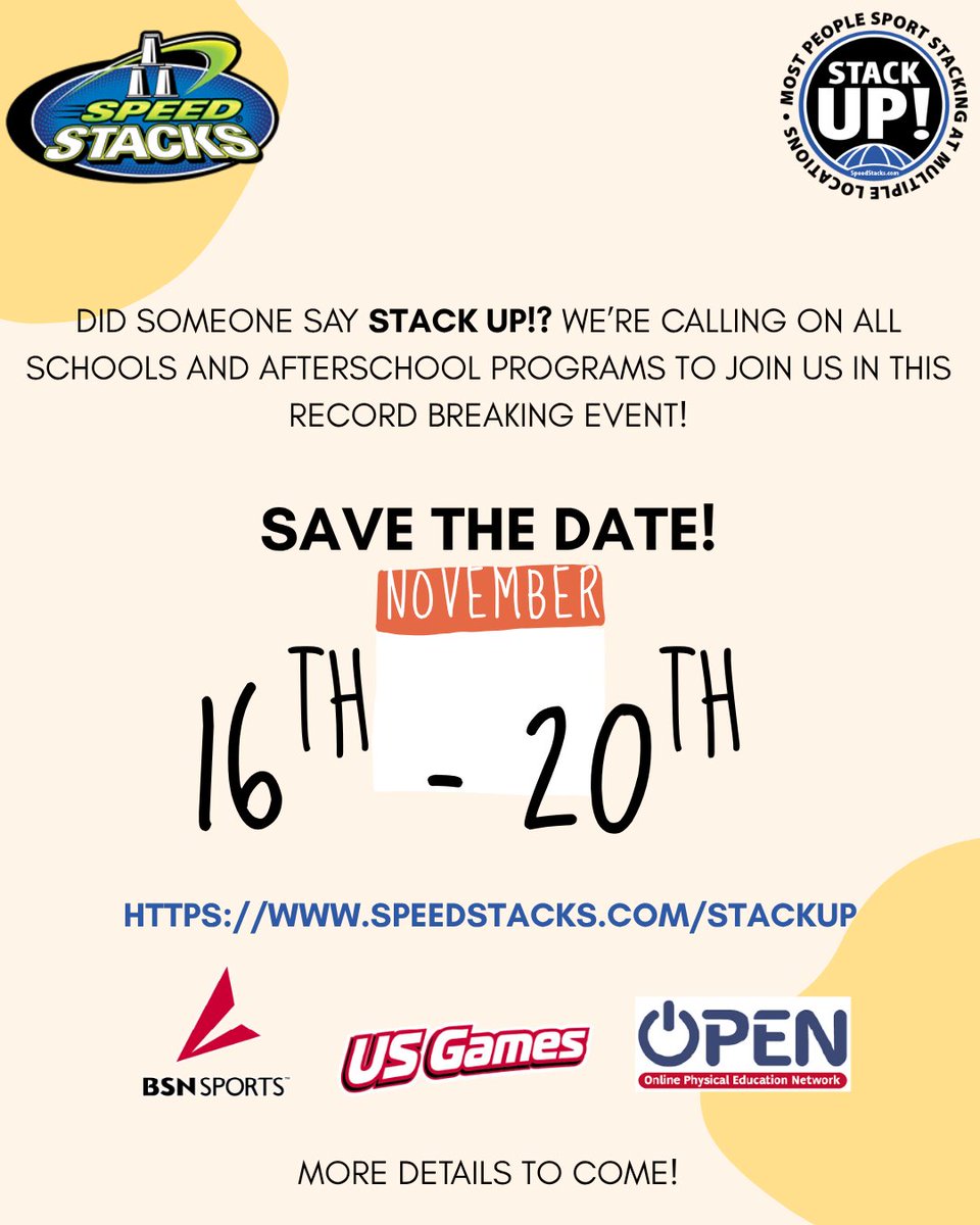 Speed Stacks Inc. tweet media