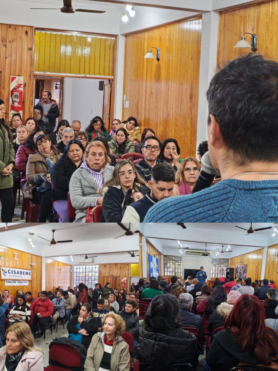 cisadems2's tweet photo. CISADEMS.
ASAMBLEA DE CISADEMS ELIGIÓ A MIEMBROS DE JUNTA ELECTORAL PARA LA RENOVACIÓN DE JUNTA EJECUTIVA DE CTERA.
En el día de la fecha y con la presencia de afiliados de toda la provincia, sesionó la asamblea extraordinaria de CISADEMS en su sede de Mitre 549. https://t.co/2a1EfYevZc