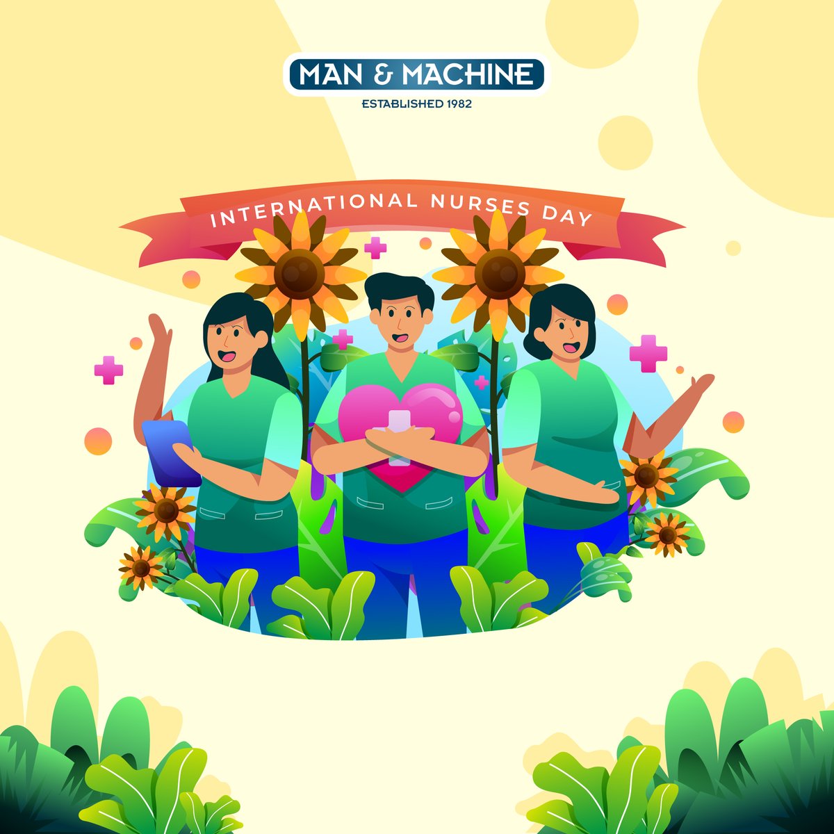 ManAndMachineCo's tweet photo. Honoring nurses around the world. 🩺 #InternationalNursesDay #manandmachineinc https://t.co/FtVmASAv8E