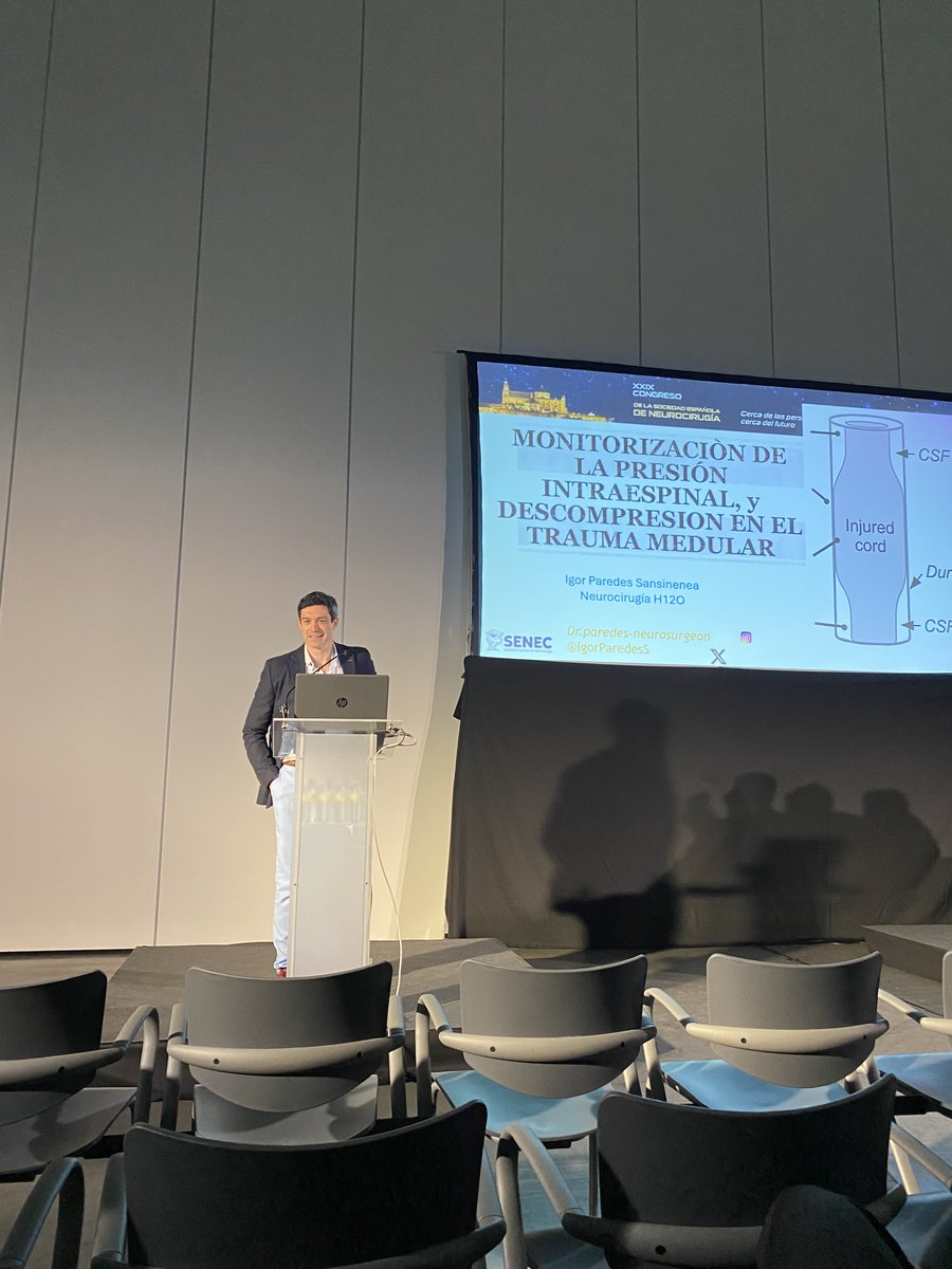 Neurocirugia12's tweet photo. Gran participación de nuestro Servicio en la #SENEC en Córdoba: neurotrauma, biomarcadores, IA en HSAa y terapias innovadoras en Neurooncología.
Destacamos el reconocimiento al Dr. Alfonso Lagares por su labor al frente de la Revista Española de Neurocirugía. @SociedadSENEC #NRC https://t.co/SAHkHVqsl8
