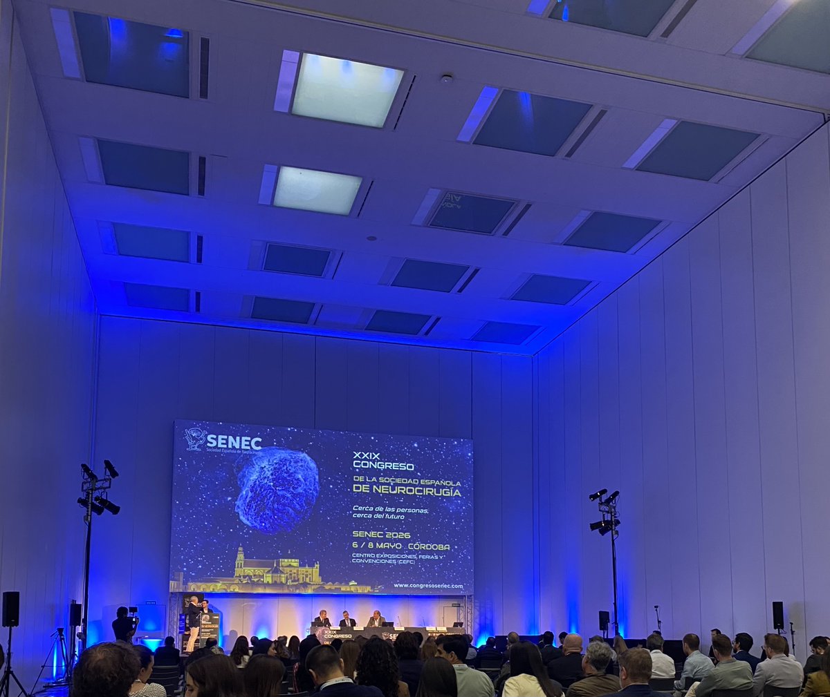 Neurocirugia12's tweet photo. Gran participación de nuestro Servicio en la #SENEC en Córdoba: neurotrauma, biomarcadores, IA en HSAa y terapias innovadoras en Neurooncología.
Destacamos el reconocimiento al Dr. Alfonso Lagares por su labor al frente de la Revista Española de Neurocirugía. @SociedadSENEC #NRC https://t.co/SAHkHVqsl8