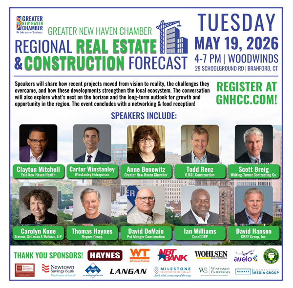 Mungerconstruct's tweet photo. Join us at the Regional Real Estate &amp; Construction Forecast on May 19, 2026, hosted by the Greater New Haven Chamber of Commerce. Munger Construction President, David DeMaio, will join industry leaders to discuss projects, challenges, and future growth opportunities. @GNHCC https://t.co/vCz2qNUM74