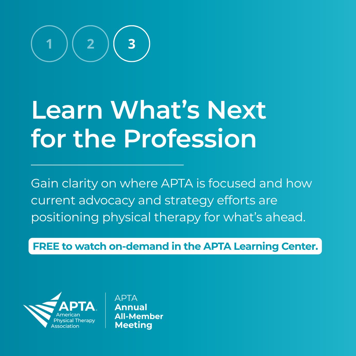 American Physical Therapy Association (APTA) tweet media
