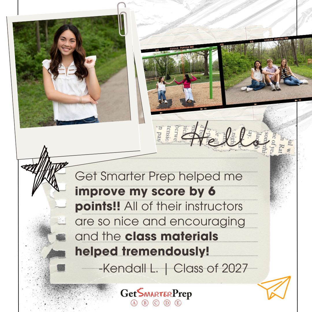 getsmarterprep's tweet photo. ✨ Student Success Spotlight ✨

We’re so proud of Kendall and every single one of our students who put in the work! 

Our goal is always to create a supportive, effective learning environment that gets real results.

If you’re ready to boost your score with tutors who actually care and materials that make a difference, we’d love to help you next!