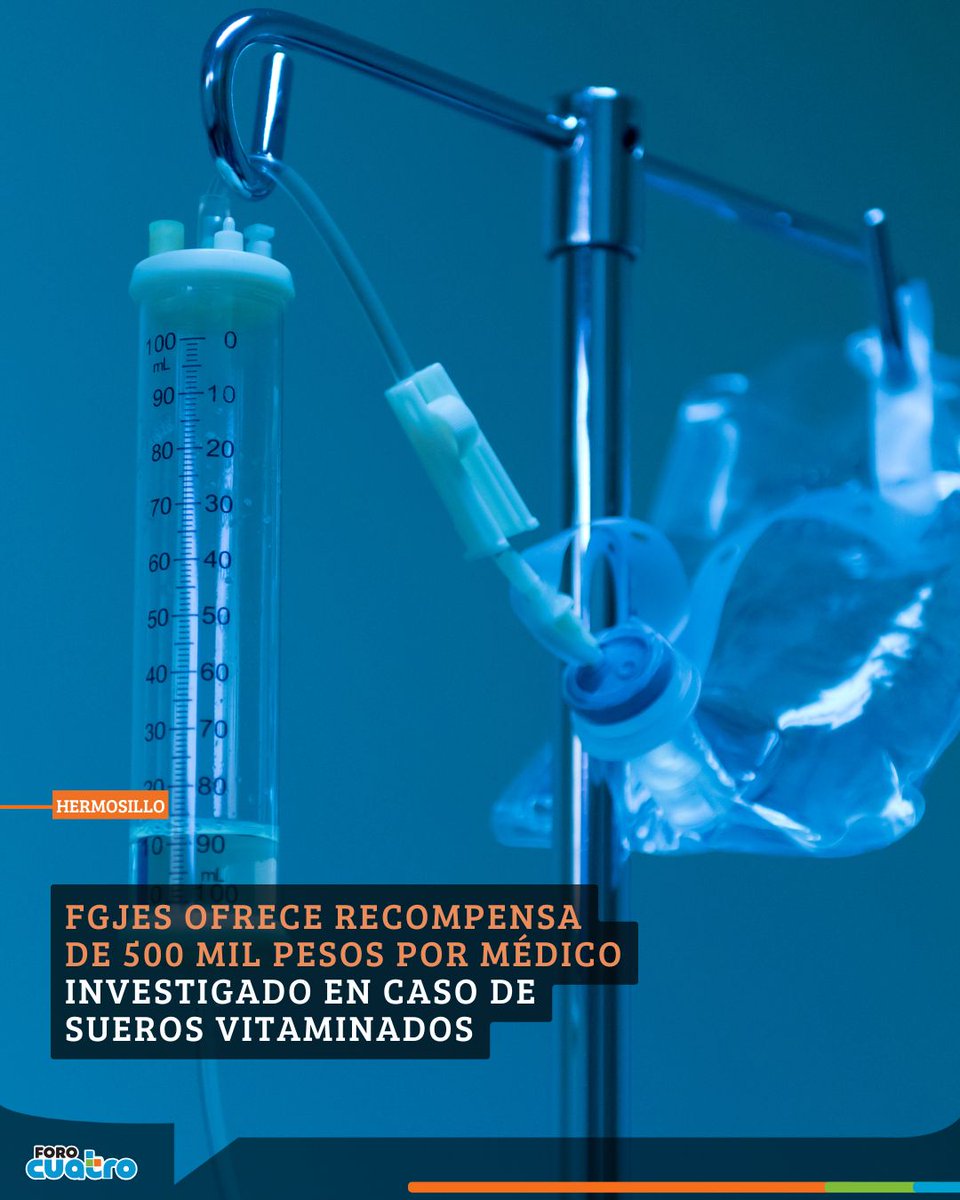 ForoCuatroTV's tweet photo. La Fiscalía General de Justicia del Estado de Sonora (FGJES) informó que ofrece una recompensa de hasta 500 mil pesos a quien proporcione información útil para localizar a Jesús Maximiano “N”...
👉👉 https://t.co/RrrazO7Dd2
#Hermosillo #Sonora #FGJES #SuerosVitaminados https://t.co/56PYyp5k7o