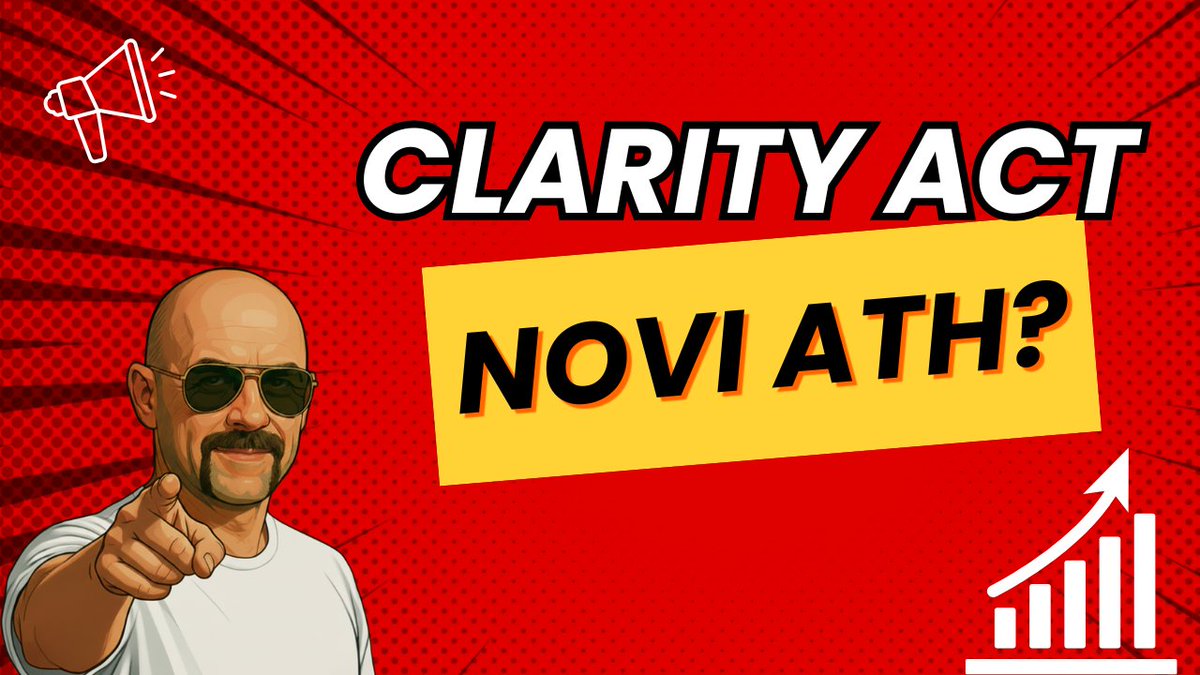 mojkripto_com's tweet photo. Što je novo u kriptu?
U novom videu saznajte zašto Saylor prodaje Bitcoin, hoće li proći Clarity Act u Americi, zašto je cijena TON-a skočila, i bude li se ponovo NFT-ovi? https://t.co/sOG7MiiqtZ