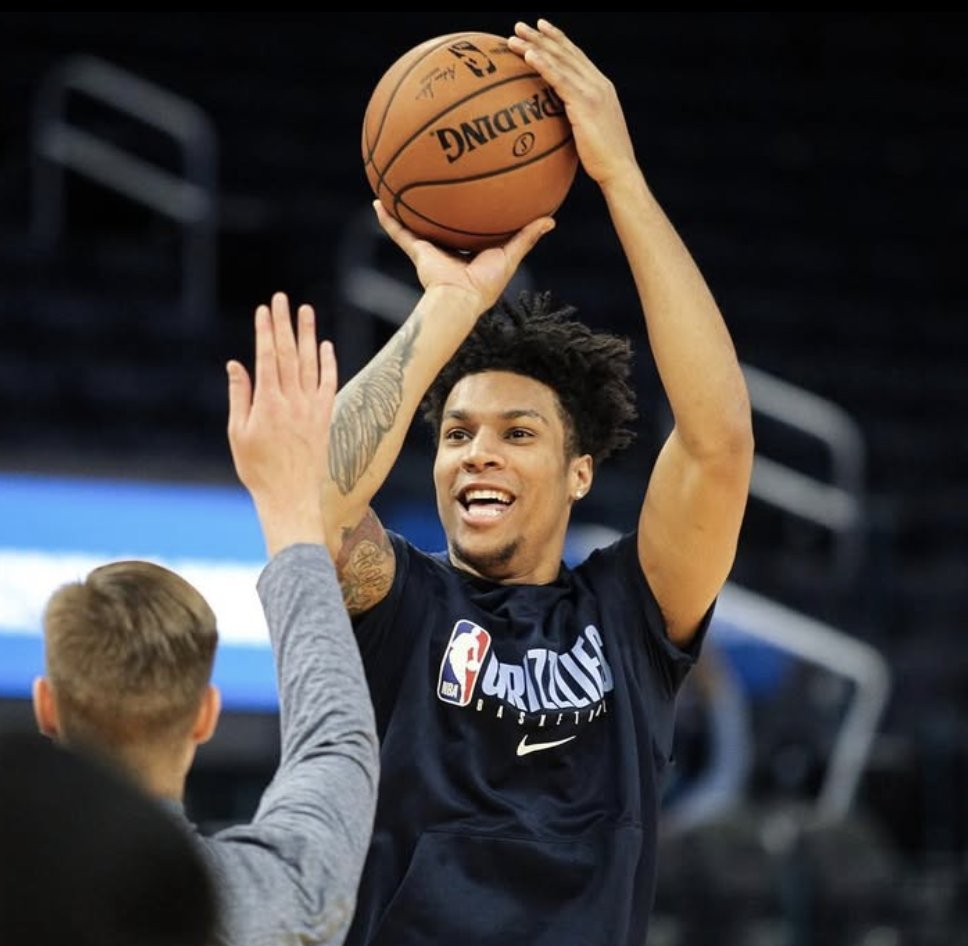 kavinm95's tweet photo. Oh man RIP. 

One of the most fun players I got to cover when I was at SJSU, always was super nice to us and was awesome to see someone we covered make it to the NBA. https://t.co/trUvgJabez