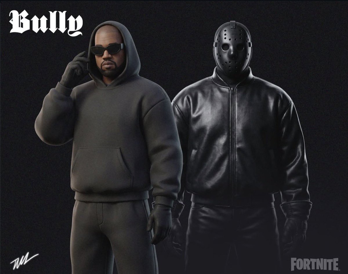 VelocidTV's tweet photo. 💡 | Voici à quoi pourrait ressembler un #skin #Fortnite de #Ye (anciennement #Kanye #West) 

Avis ? https://t.co/8qYv9PYzIQ