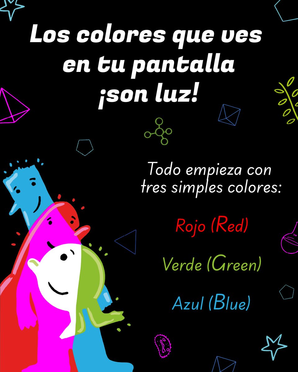 papirolasgdl's tweet photo. La síntesis aditiva de color no es magia, ¡es ciencia! ¿Cuántos colores puedes crear con #RGB? https://t.co/xcgRFHaaIy