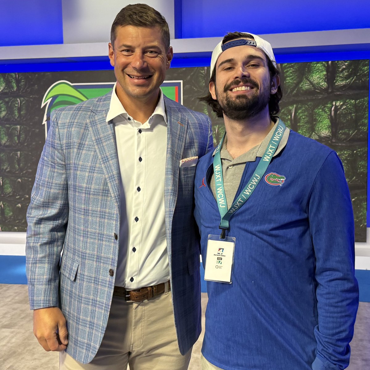 CamronLunn's tweet photo. It’s not everyday Coach Sumrall comes to town. Excited to see what a new era of @GatorsFB brings! Hear what he has to say on @wjxt4 and @GatorsBreakdown https://t.co/4tzWECAyrl