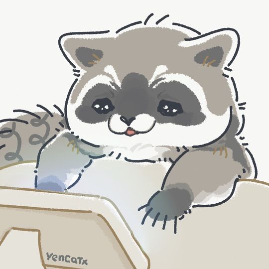 silly raccoons & pandas tweet media