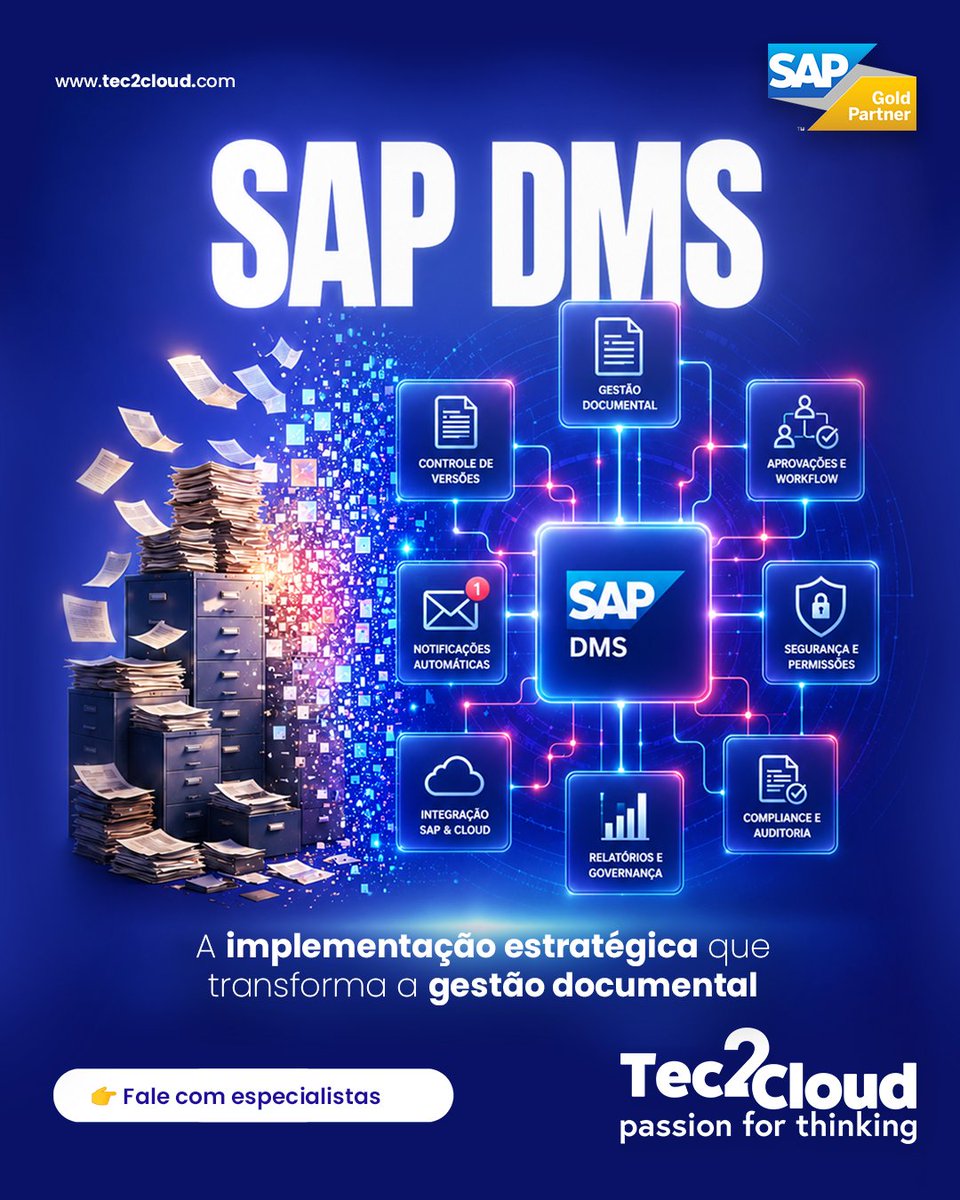 Tec2Cloud's tweet photo. SAP DMS - Por que uma implementação estratégica é crucial?@tec2cloud https://t.co/M5HR34gS80 https://t.co/73Ku5lsU3q