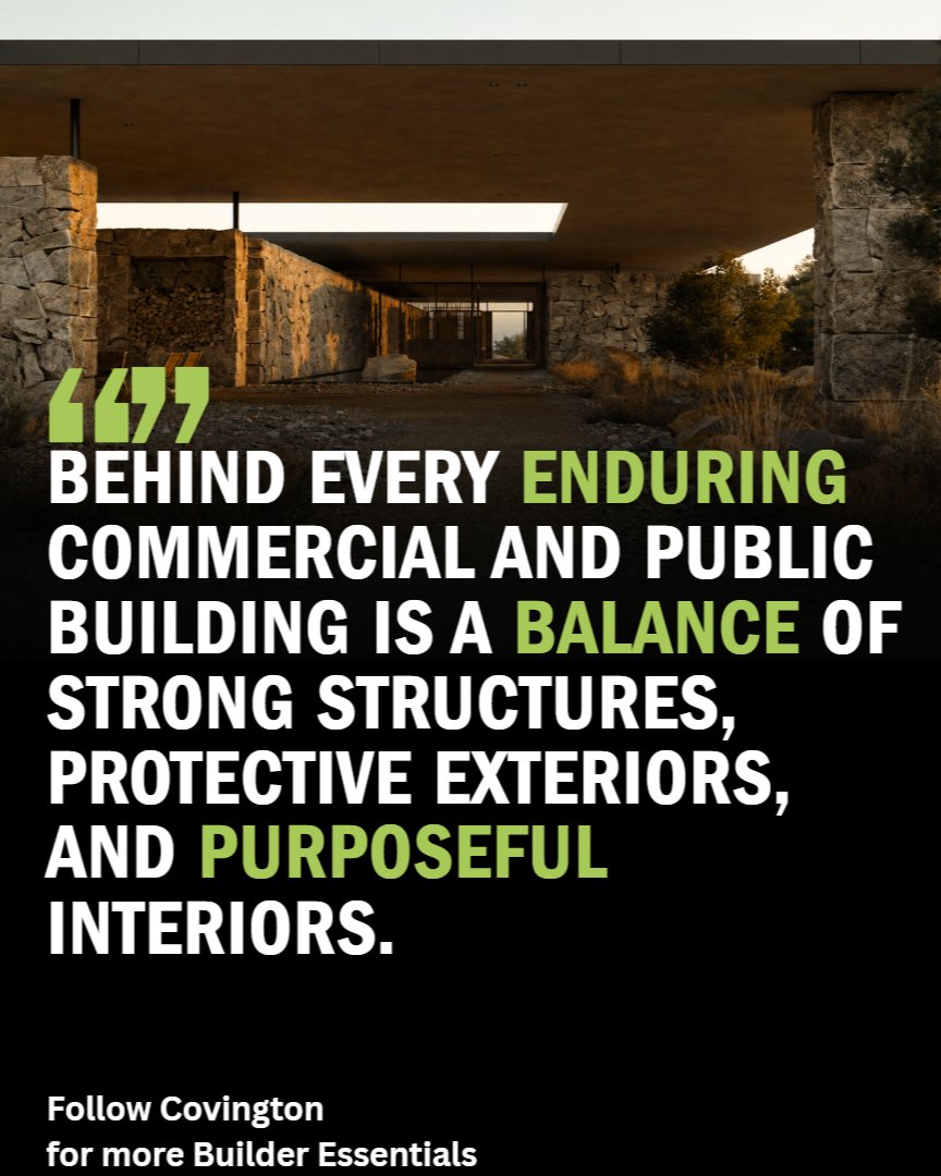 _CovingtonCo's tweet photo. Covington Supply Co. supports commercial and public projects with materials and solutions built for durability, protection, and long-term performance. https://t.co/uudYqeDG0V