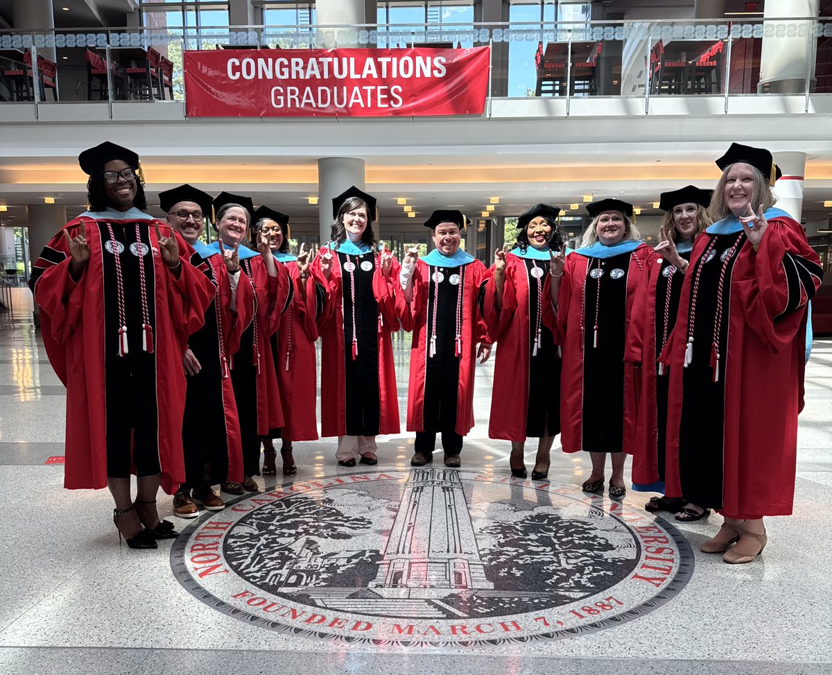 ncstatebelk's tweet photo. Congratulations, graduates of the @NCState College of Education Community College Leadership Doctoral Program!

Nicole Thompson
Collin Ashley
Grace Bockoven
Elizabeth Brehler
Kerri Donohue
Elizabeth Ham
Kesa Jessup
Amanda Zekanis
Ashley Mackey-Whitworth
Emmanuella Martin
Adam Wade

#CommunityCollegeLeadership #StudentSuccess #HigherEd