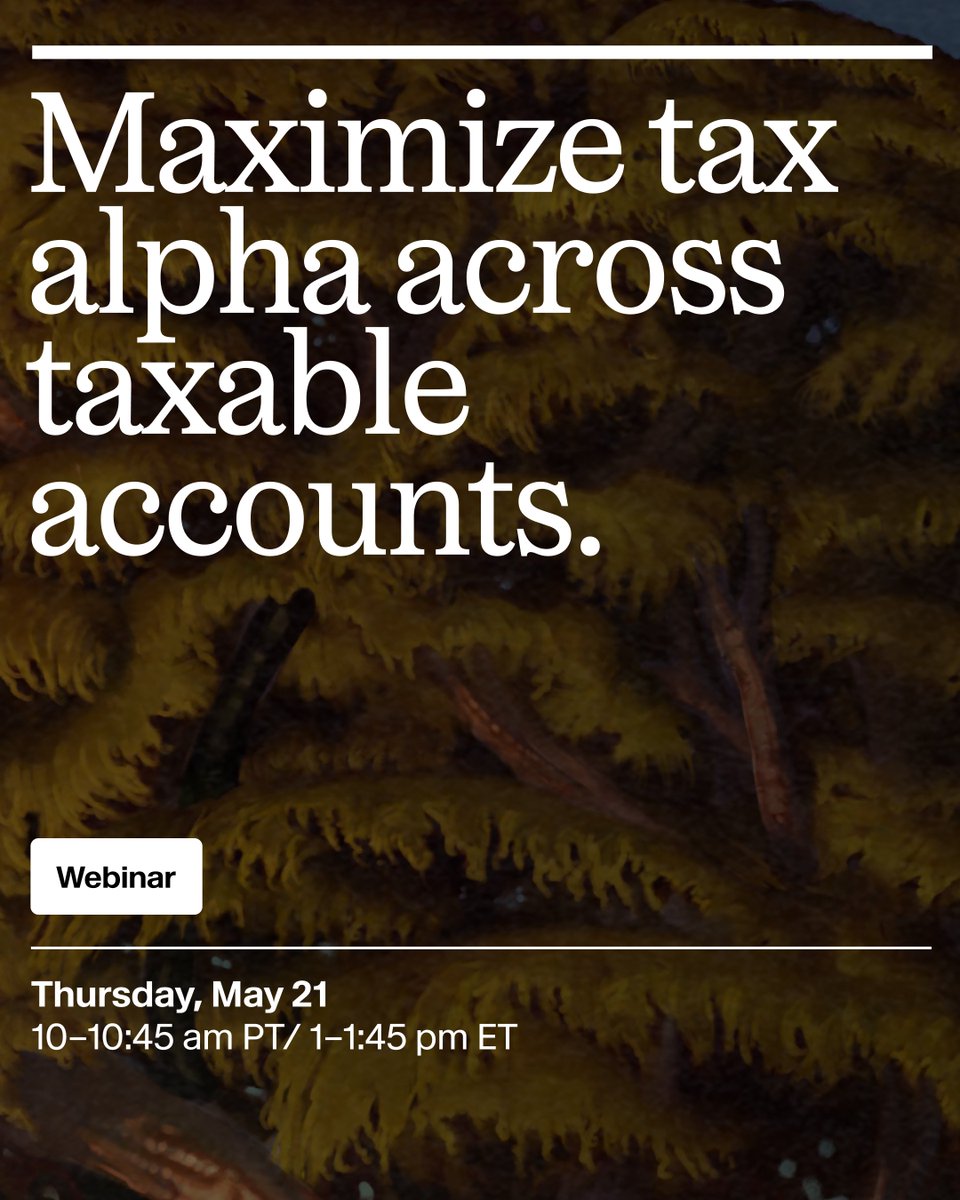 altruist's tweet photo. Join us Thursday May 21 at 10–10:45 am PT / 1–1:45 pm ET for a session, led by Altruist’s VP of Product Adam Grealish and Director of Sales Brad Sparks, on Altruist's #taxmanagement suite.

Register: https://t.co/dQODMnDdC5 https://t.co/1eGJiTgih6