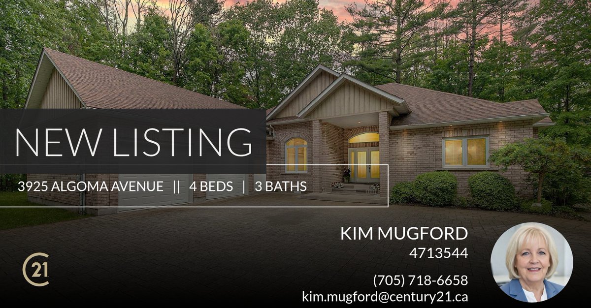 kimmugford's tweet photo. 📍 New Listing 📍 Take a look at this fantastic new property that just hit the market located at 3925 Algoma Avenue in Innisfil. Reach out here or at (705) 718-6658 for more information!

Listed by Igor Vujovic, Broker

Kim Mugfo... https://t.co/60K8LvEiBO https://t.co/1KBAIdyGhV