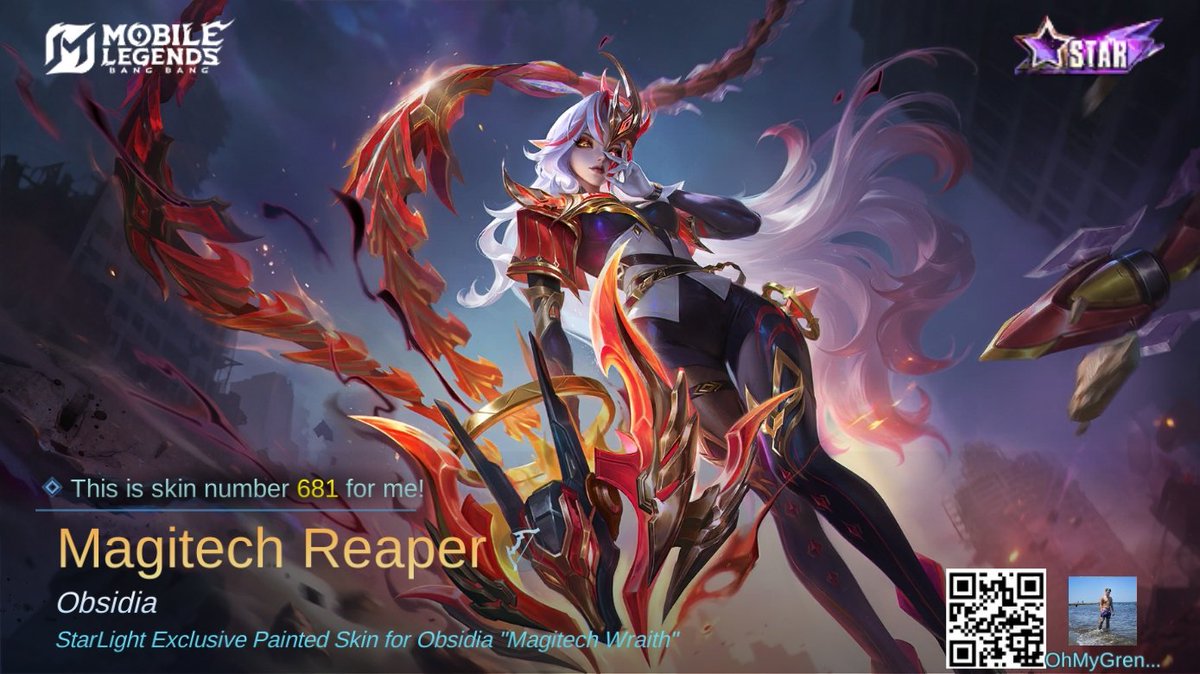 FUN_FUN_13's tweet photo. I just obtained a new skin Magitech Reaper in Mobile Legends: Bang Bang! Let's face off against the world's best MOBA players together! 
https://t.co/OE2CRsO3m8 https://t.co/JvbcYt1mvw