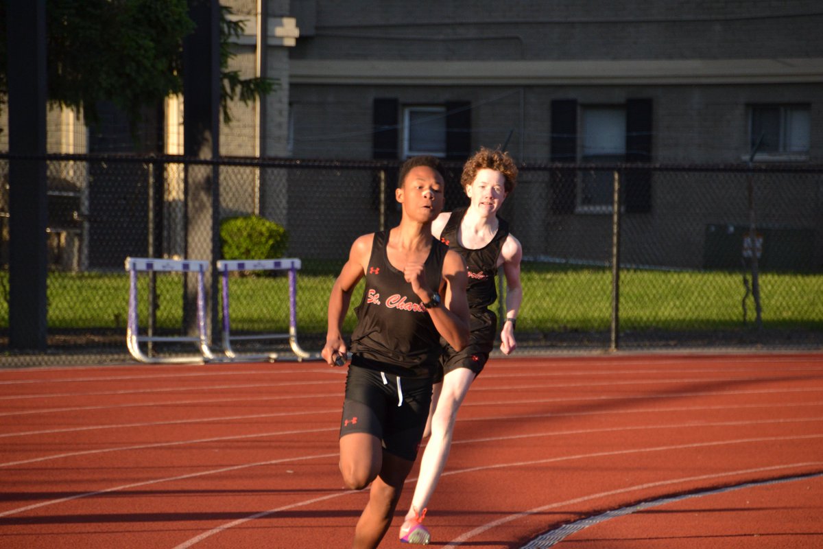 StCTandF's tweet photo. With a 26 point lead, St. Charles took 1st place at the JV CCL meet yesterday. Way to go, Cards! Tonight, we celebrate a great season at our annual team banquet. https://t.co/nf0QpJsa7d