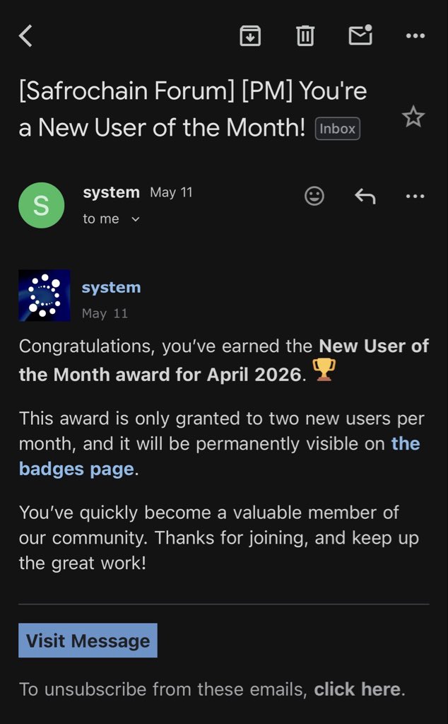 ndeze98's tweet photo. Honored to be named “New User of the Month” in the @Safrochain ecosystem , 
big thanks to the @safrochain community for the support. More learning, building, and consistency ahead 
#Safrochain #Web3 #BlockchainCommunity https://t.co/X3cXEpocsk