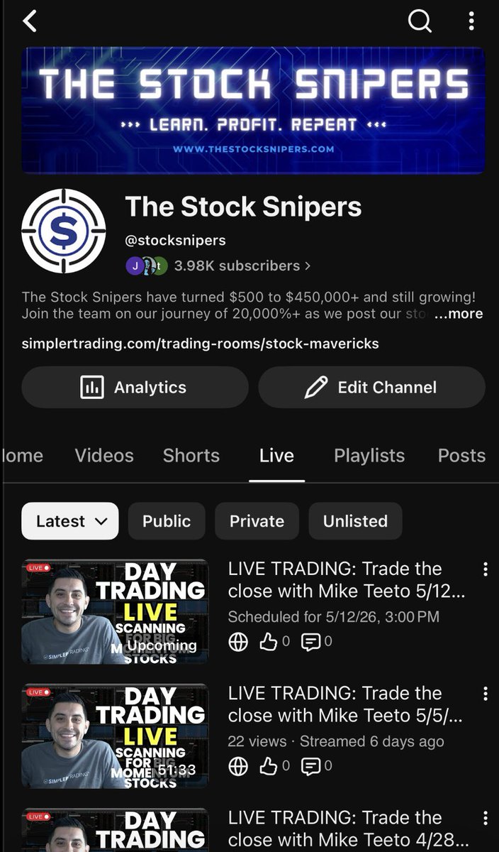 StockSnipers tweet media