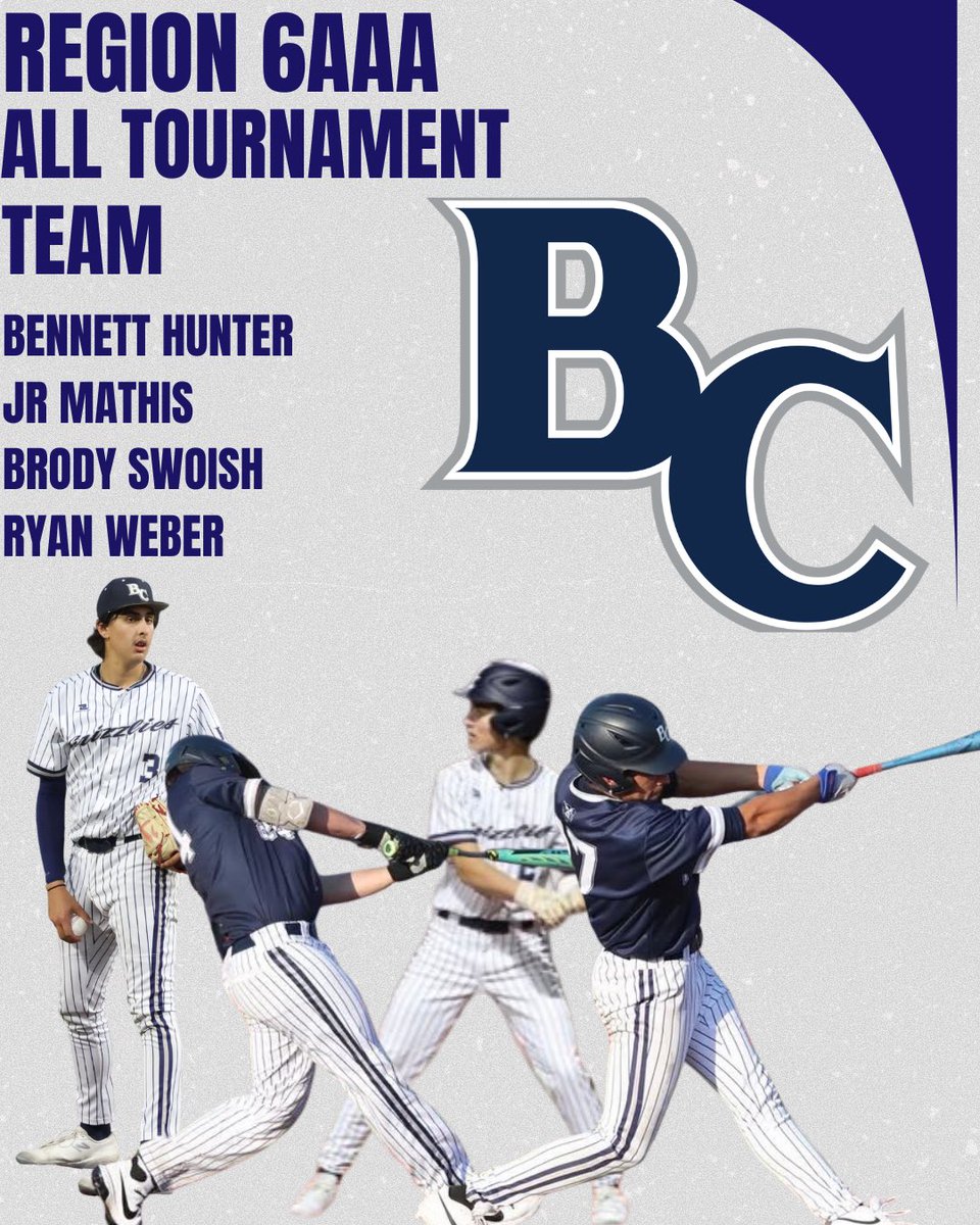 mcpsBCBaseball's tweet photo. On the eve of our young programs 1st Sectional appearance we’d like to congratulate the following players that were selected to the District and Region All-Tournament Teams! https://t.co/vOdEv3UeRB