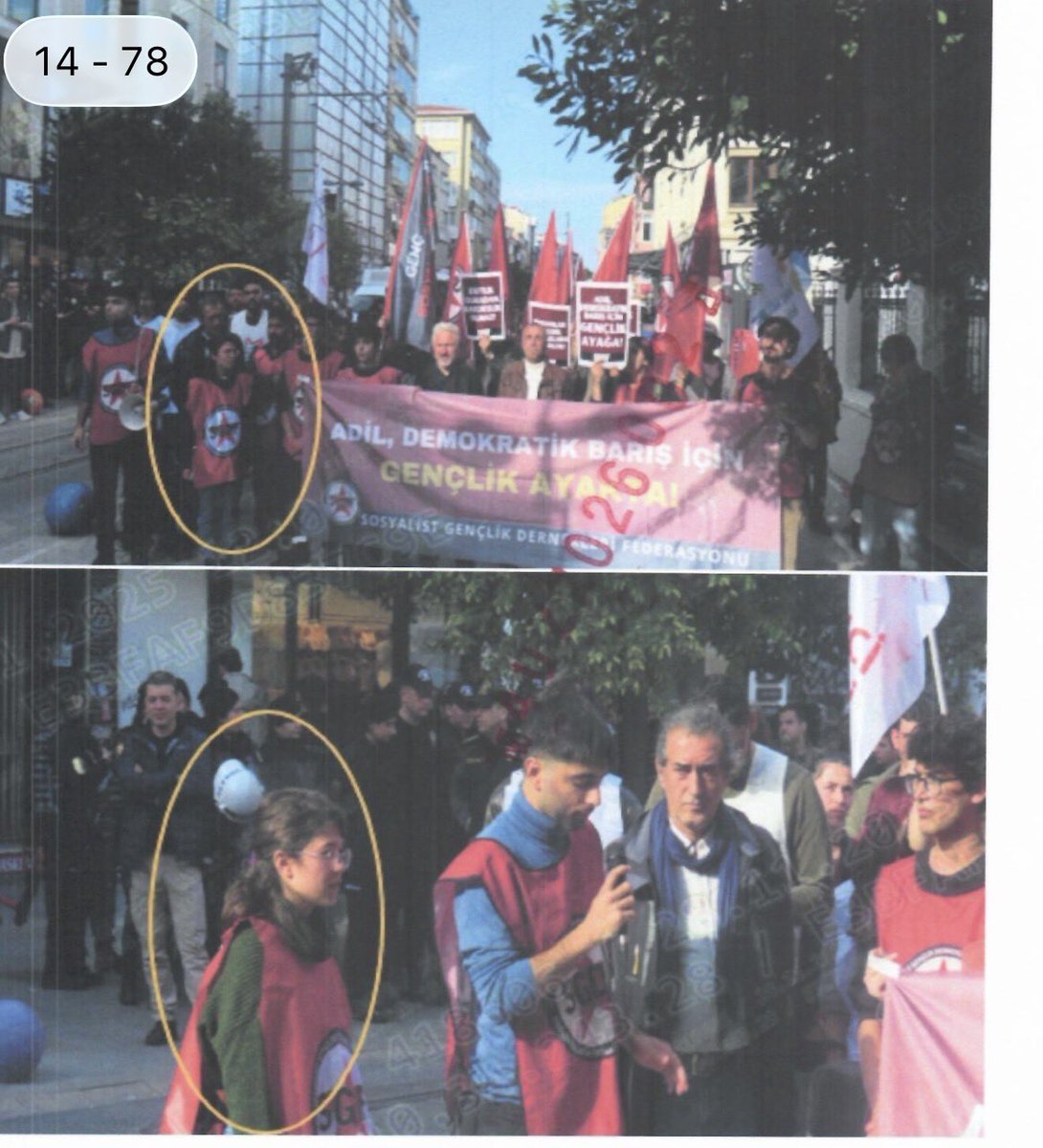 EzilenlerinnHB's tweet photo. SGDF Eş Başkanı Berfin Polat ve sosyalist gençler Rojin için, Suruç için adalet istedikleri; MESEM’lerde, KYK’larda ölümlere karşı çıktıkları, Kürt halkının adil, demokratik barış çağrısını savundukları için #100GündürTutsaklar https://t.co/I2kioQh7Nw