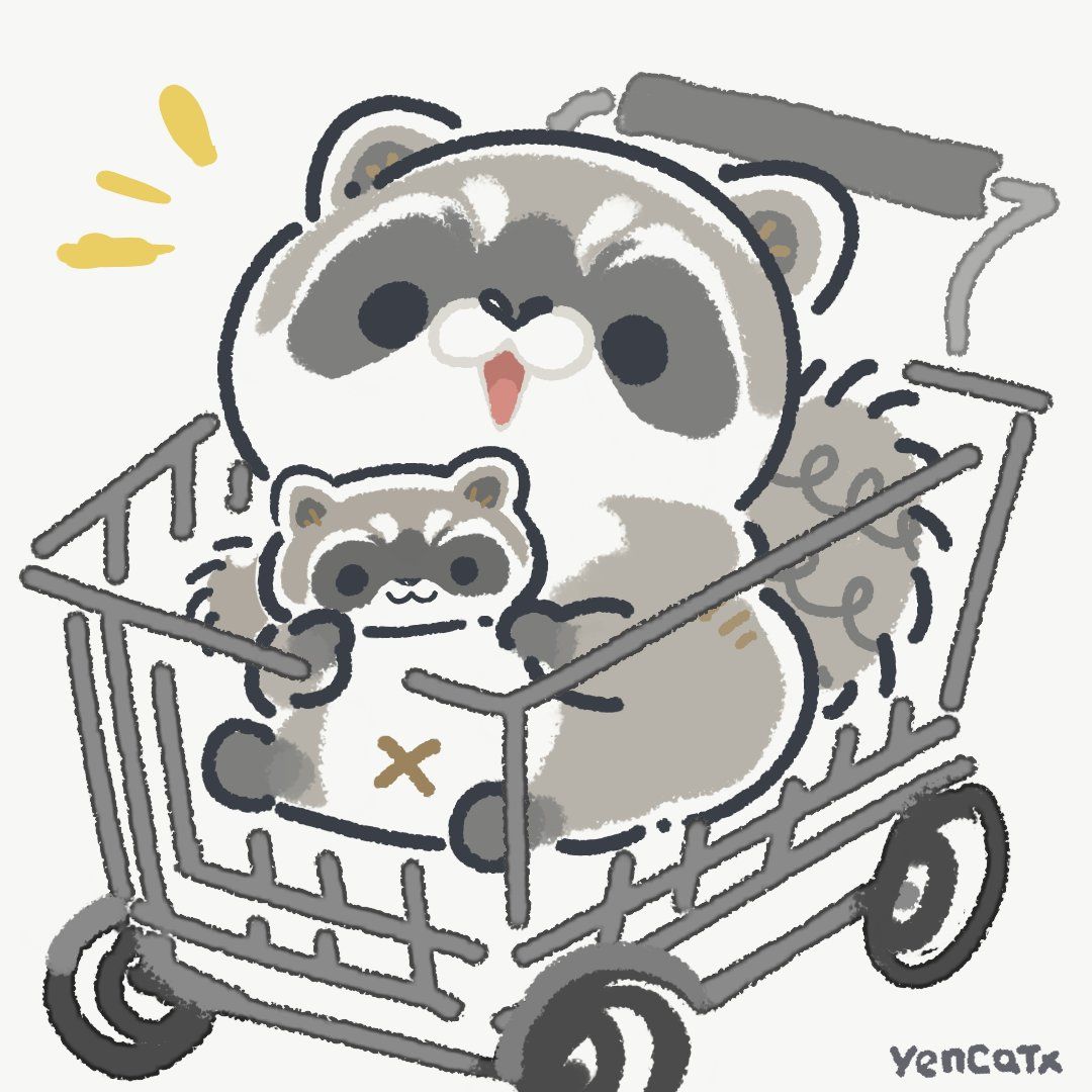 silly raccoons & pandas tweet media