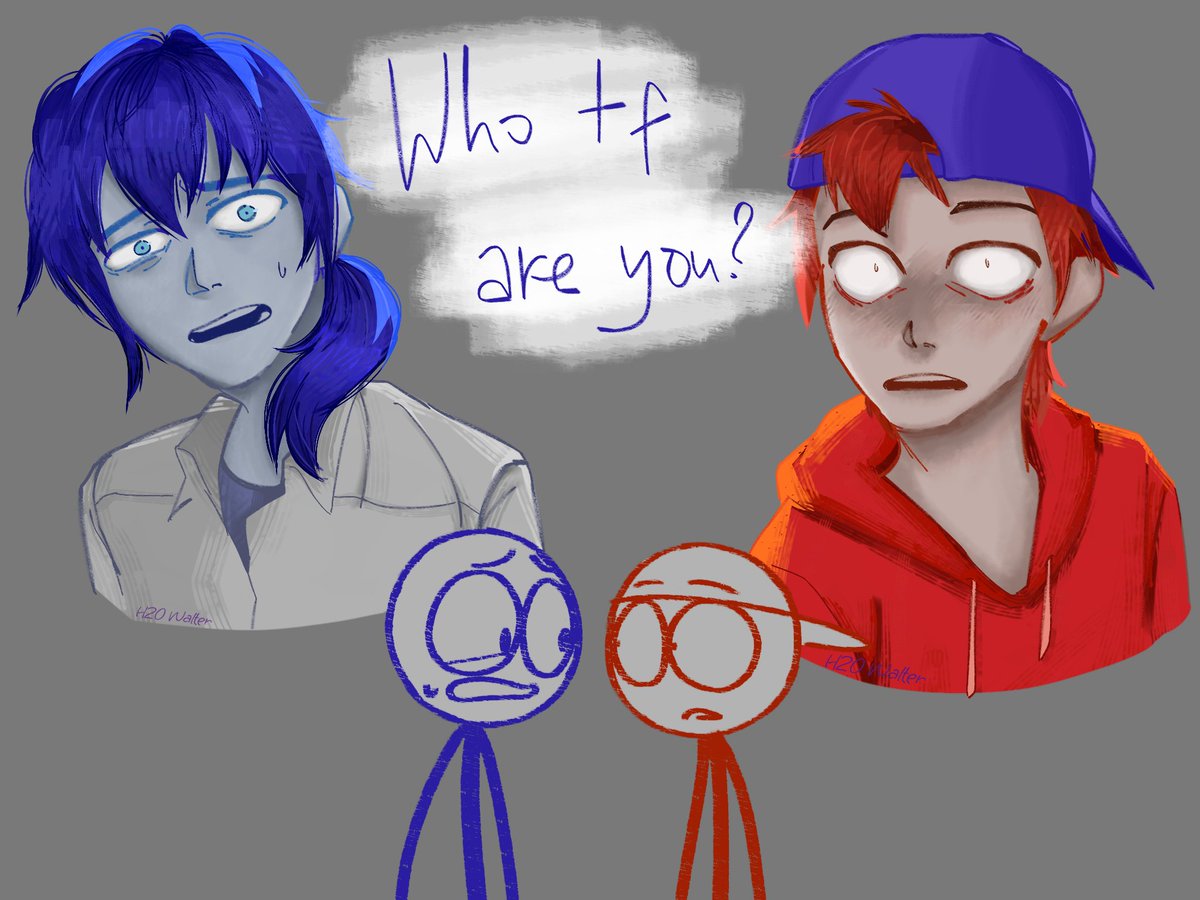 Woahhh___walter's tweet photo. Ignore the poor rendering art behind plz, I'm not really proud of it lol
#Dickfigure #RedxBlue https://t.co/Q141kJnTLA