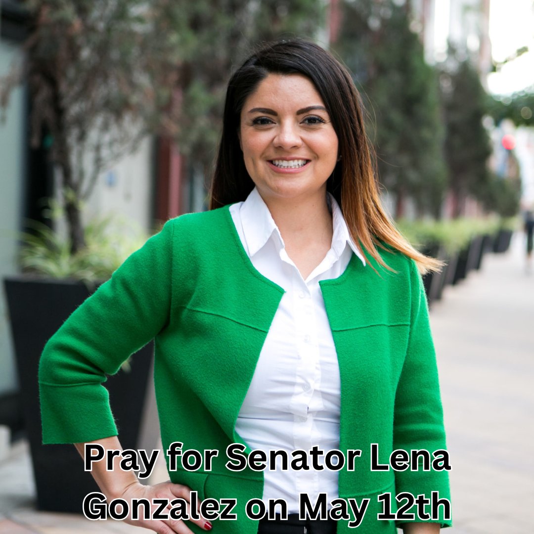 FamProtectMin's tweet photo. Pray for Senator Lena Gonzalez on May 12th

🙏🏛

https://t.co/UvTohyAibD

#pray #californialegislators #familyprotectionministries https://t.co/atZoZl3Wjd