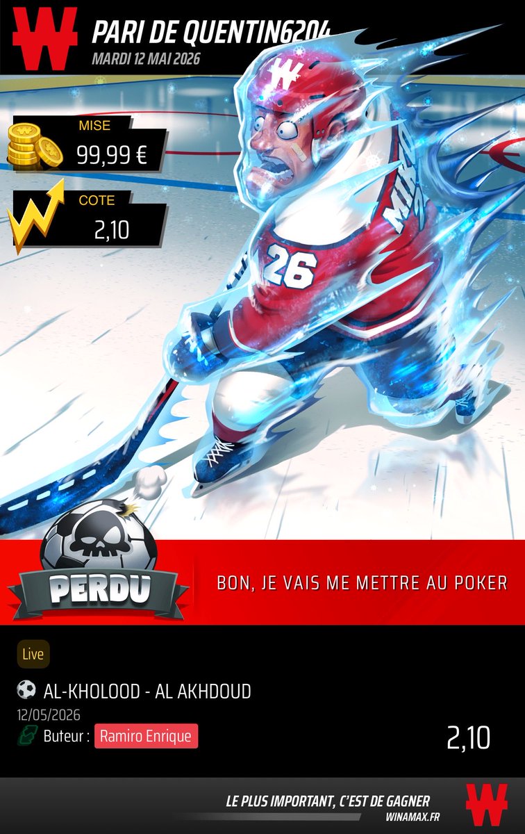 Quentinn62114's tweet photo. @ShigakiTaro @WinamaxSport Ça serait plutôt pas mal https://t.co/VUXUBHFim7