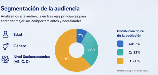 INRARating's tweet photo. 👥📊 La audiencia no es homogénea.

En Mediómetro analizamos hábitos de escucha por:
✅ Edad
✅ Género
✅ Nivel Socioeconómico

La segmentación ayuda a entender mejor comportamientos, afinidades y oportunidades de comunicación.

#INRA #Mediómetro #Audiencias #Radio #Televisión #Streaming #Data