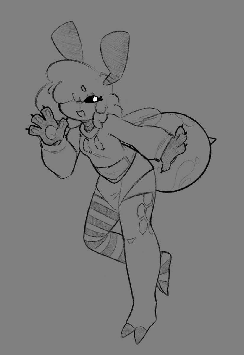 No_Blanks_art's tweet photo. art trade with @BluBeebs :> https://t.co/4IpoWcPTJv