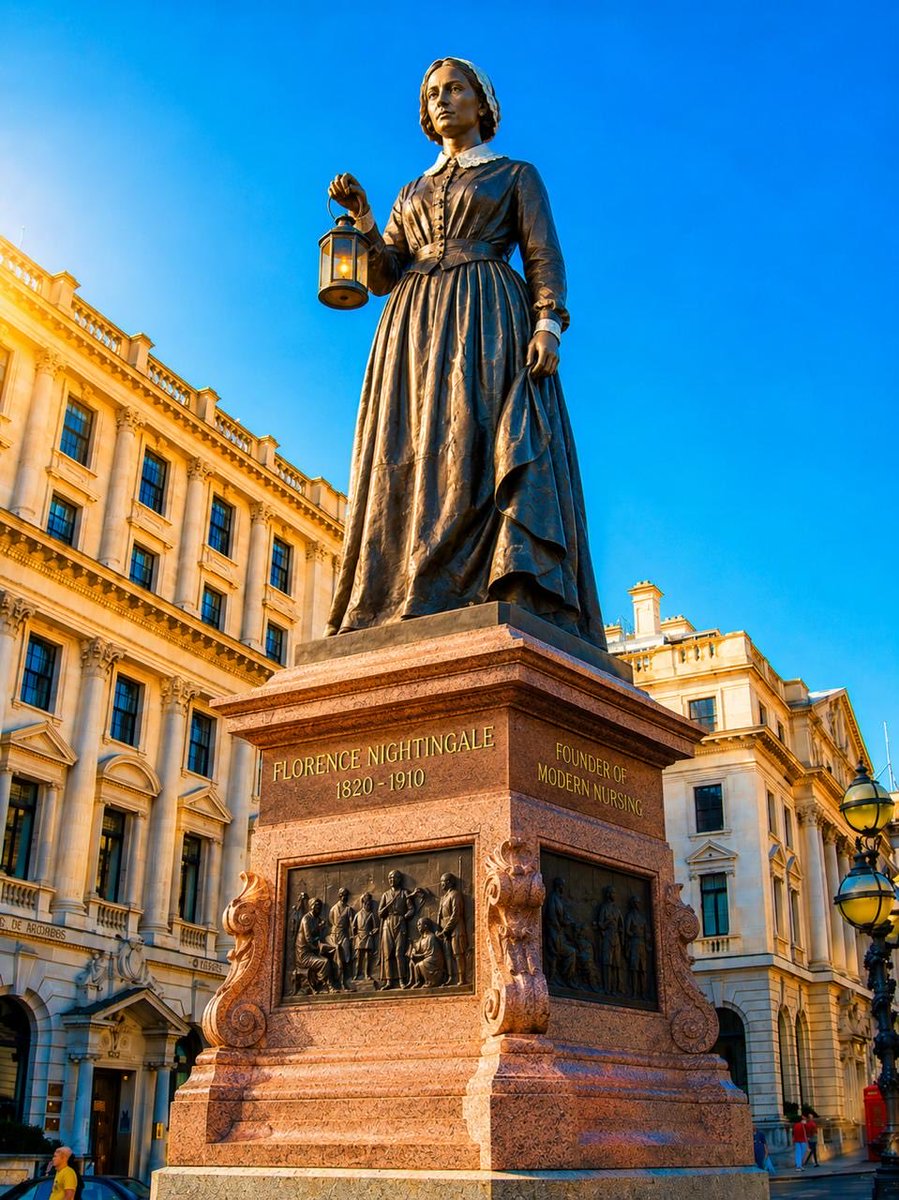 NADWAUAE's tweet photo. في اليوم العالمي للتمريض ، يستذكر العالم إرث Florence Nightingale، المولودة في 12 مايو 1820؛ المرأة البريطانية الثرية التي اختارت أن تترك حياة الرفاه لتُحدث ثورة حقيقية في عالم التمريض والرعاية الصحية.

وخلال Crimean War، كرّست “سيدة المصباح” حياتها لرعاية الجنود والمرضى، وأسست مفاهيم جديدة للنظافة والتنظيم والرعاية الإنسانية، قبل أن تنشر عام 1859 كتابها الشهير «ملاحظات حول التمريض»، الذي أصبح أحد أهم المراجع المؤسسة لمهنة التمريض الحديثة.

تحية لكل ممرض وممرضة…
لمن يجعلون من الرحمة مهنة، ومن الإنسانية رسالة تُنقذ الأرواح  كل يوم
