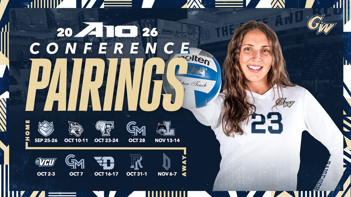 GW Volleyball tweet media