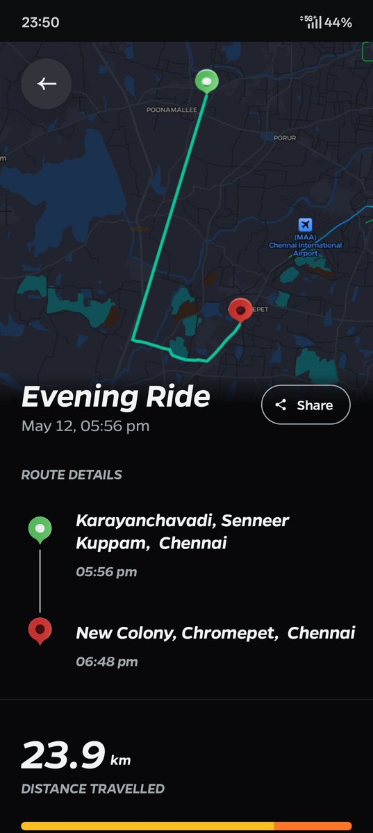 ame_e_n's tweet photo. @bhash @OlaElectric @ola_supports I'll give access to my Ola ride journal to see what time I reached service center. If you have cctv in your Chromepet branch you can verify.

If you can't provide service why let me book in the first place? Heck with the customer's time. https://t.co/lh6Wm4BD6Q