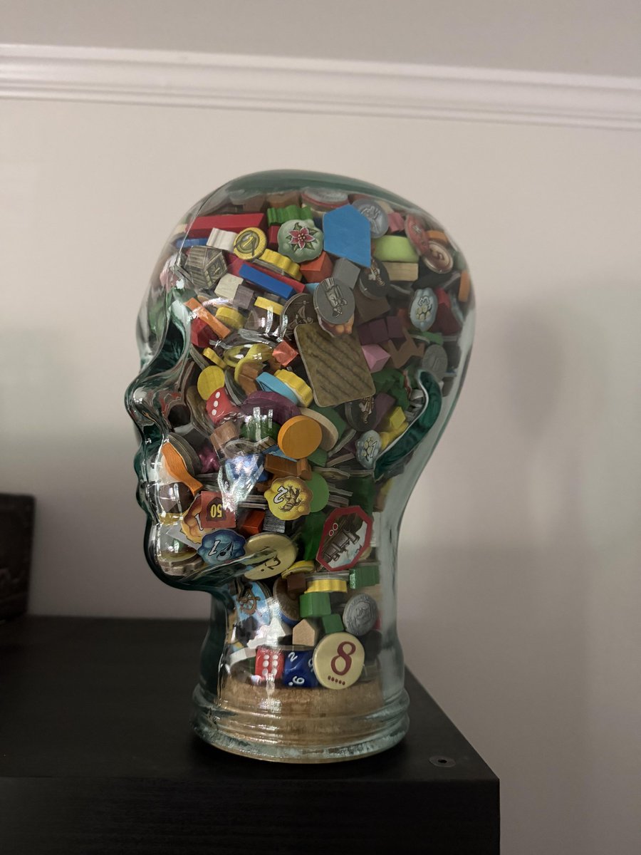 TheDiceDrop's tweet photo. If you’re decorating a board game display and still want the pieces to stay visible, the best advice is simple. Go vertical, not bulky. A small tilted hat on a clear stand, a wire frame prop, or anything perched slightly above the board keeps the theme without covering the miniatures and tokens that make the whole thing pop. I love decor that adds character but still lets you see the game state at a glance. Board games already look great on the table. The upgrade is adding flair without losing the tiny details that make you stop and stare.

#boardgames #boardgaming

https://t.co/t1dZlhXjuu