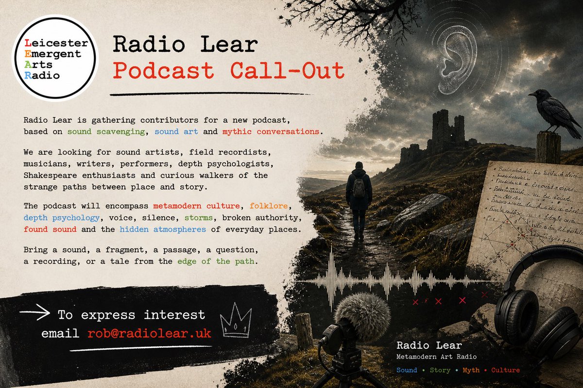 Leicester Emergent Arts Radio tweet media