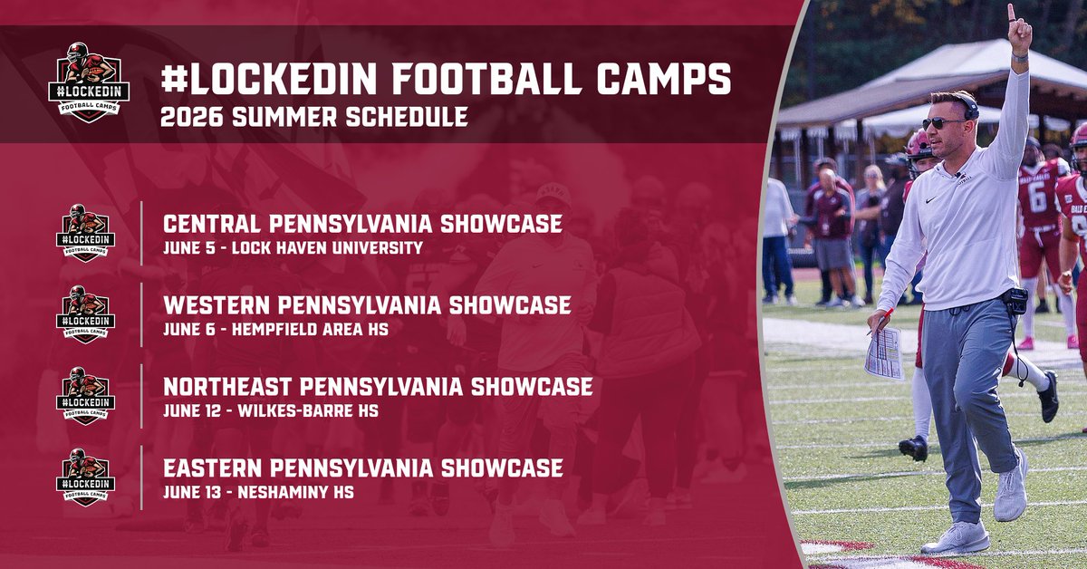 Lock Haven Football tweet media