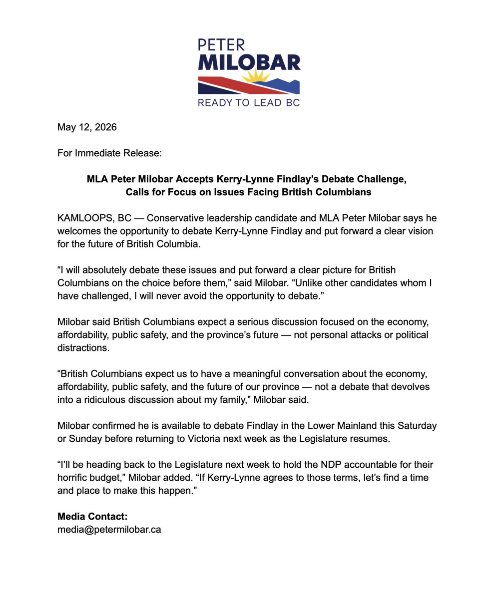Peter Milobar tweet media