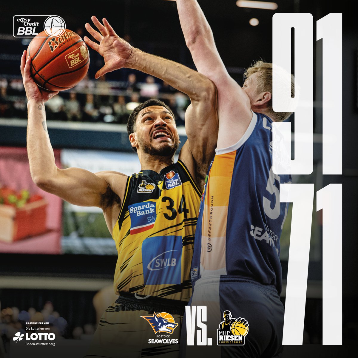MHP_RIESEN's tweet photo. Die(se) Chance deutlich(st) vergeben 💔
Auf 20 solide Minuten folgt nach dem Seitenwechsel eine Mängelleistung. Unsere offensive Entscheidungsfindung, Trefferquoten (35 FG%), ... von allem viel zu wenig. Wir werden Zehnter.
📸: Fotostand / Voelker | #HROLUD https://t.co/33Z7JHGwvG