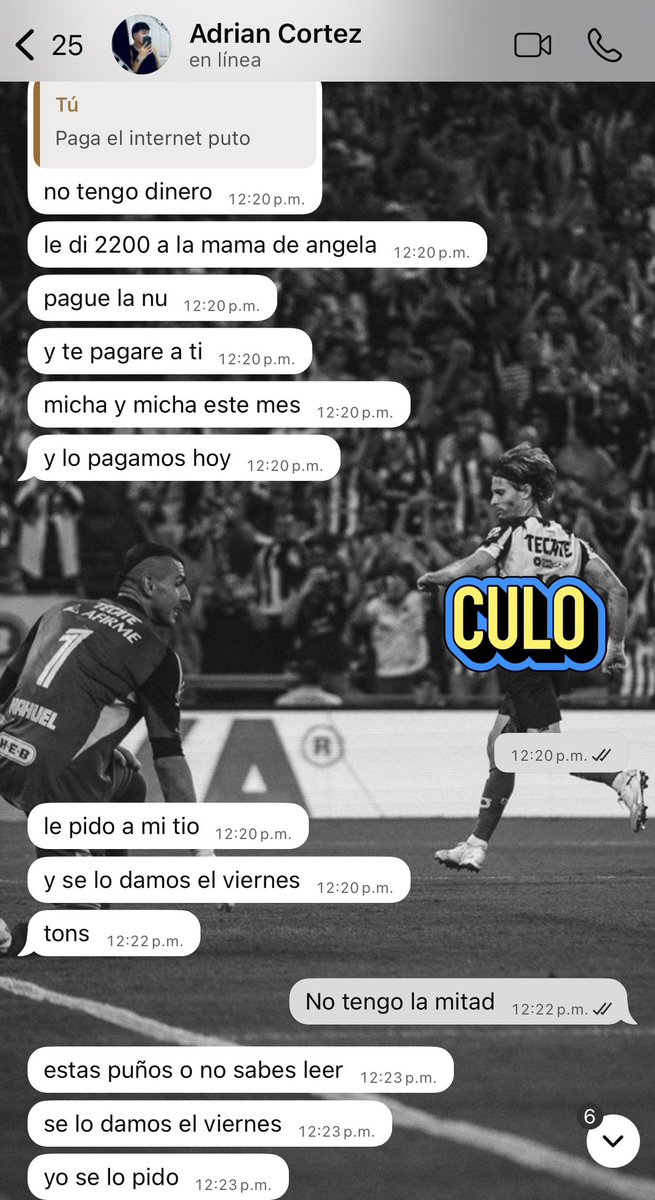 kevsctz's tweet photo. Pendejo, pero más yo por no tener comprensión lectora jajajja https://t.co/8ib0dWWvrt