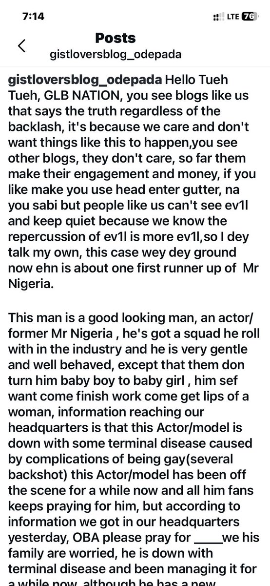 QueeinJ's tweet photo. Gistlover talked about Alex having anal cancer since 23rd May, 2025. Shim claimed that Alex is suffering from terminal illness that arose from complications of gay activities and anal decay. Only a phool can doubt gistlover’s gist. RIP Alex Ekubo, nwoke oma 🙏🏾

Anal cancer is primarily caused by long-term infection with the Human Papillomavirus (HPV), which accounts for over 90% of cases. The virus causes genetic mutations in anal cells, causing them to grow uncontrollably. Key risk factors include having high-risk HPV strains (especially HPV-16), receptive anal sex, having multiple sexual partners, smoking, and having a weakened immune system (e.g., from HIV).