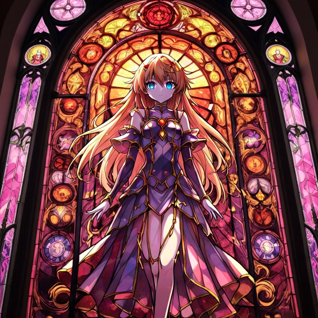 TryArt #AIart #stained_glass #ステンドグラス #メロス