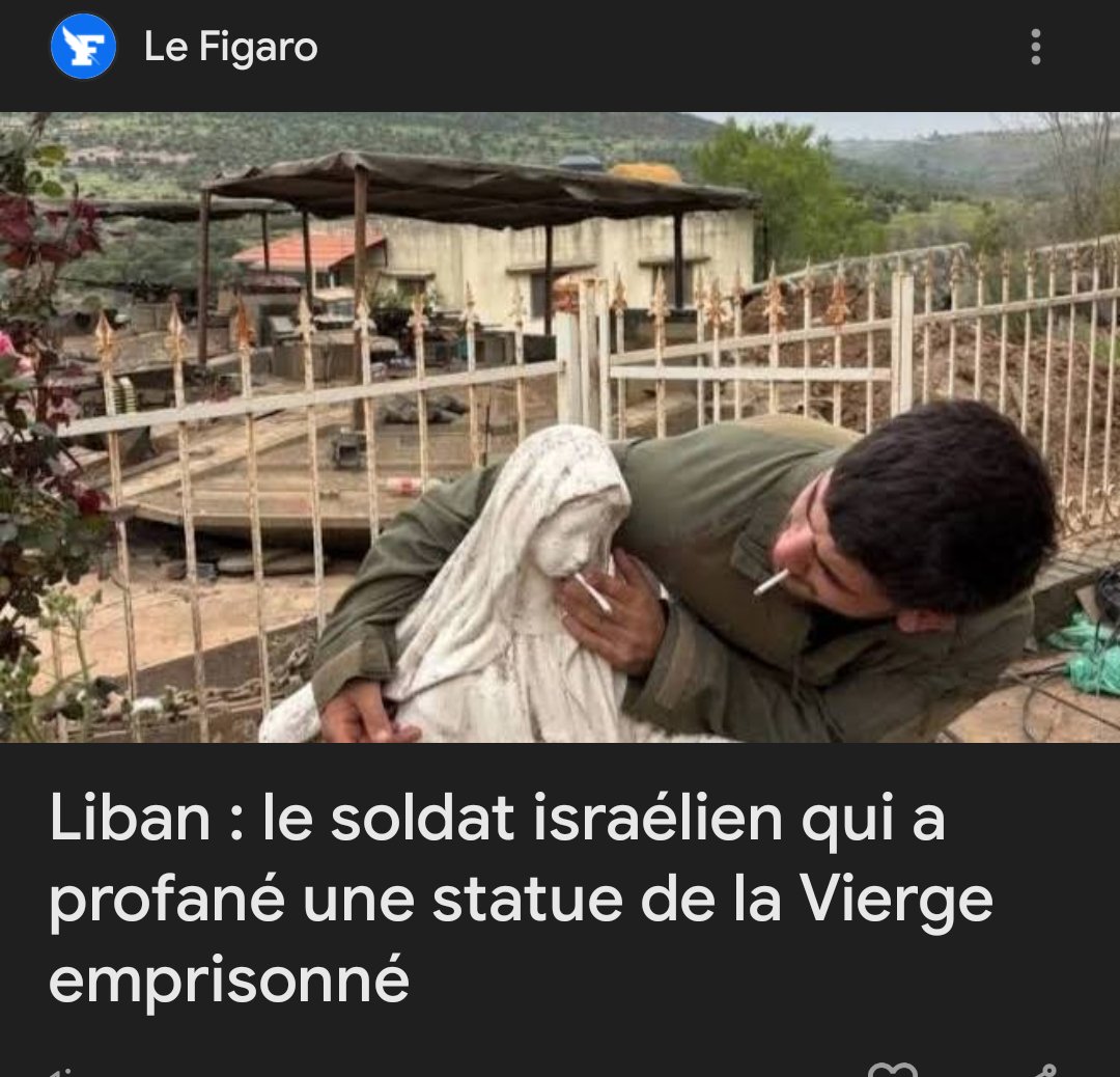 LPinjos's tweet photo. Il semble que le crime de lèse statue soit nettement plus sévèrement puni que celui de flinguer des gosses qui ne se trouvent pas au bon endroit.
Et en France, le commentaire médiatique et les déclarations diplomatiques suivent la même hiérarchie. https://t.co/usrJwytIsv