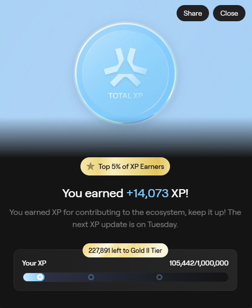 dertargen's tweet photo. New XP @AbstractChain https://t.co/4b1AdWaffU