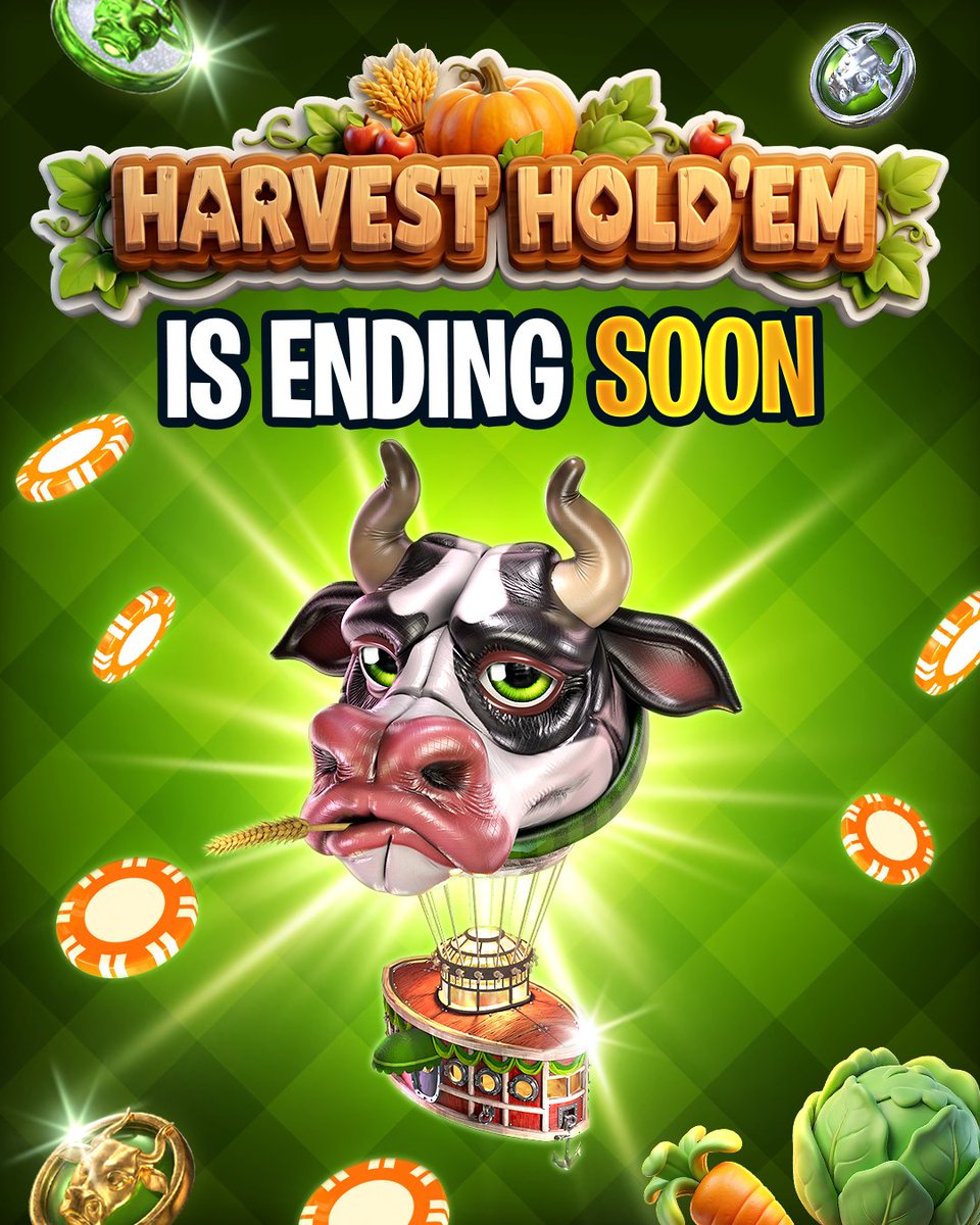 GoP_3's tweet photo. 🧑‍🌾 The Harvest Hold'em event is almost at an end and on Wednesday a new one is starting! Make sure to use your Entry Keys while you still can and claim any calendar days you may have missed!

Play NOW! 👉 https://t.co/3ZAD9UwT6r https://t.co/j6Cz6uN5PG