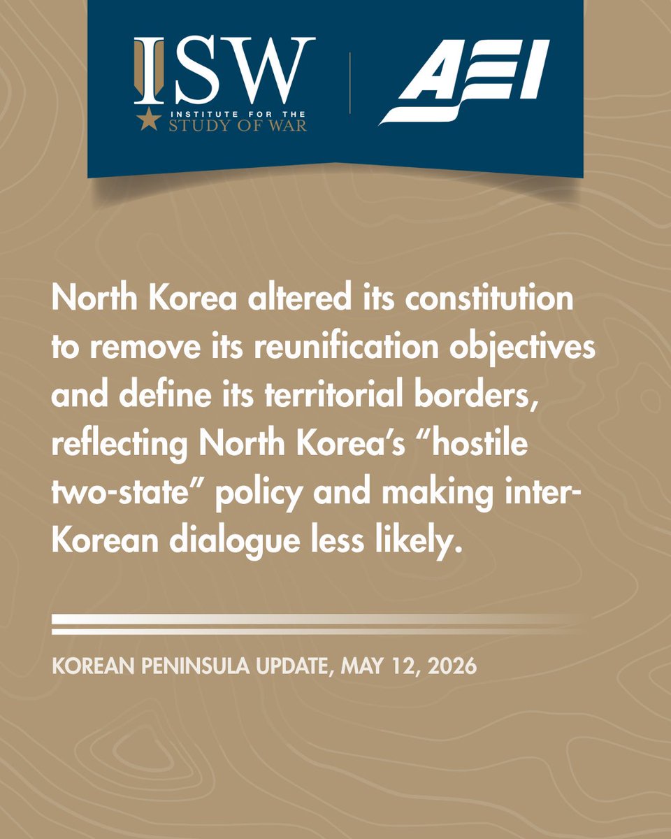 Institute for the Study of War tweet media