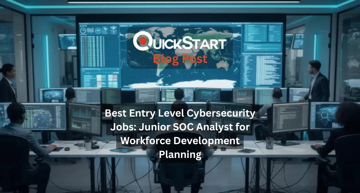 QuickStartIntel's tweet photo. Cybersecurity workforce shortages continue to impact government agencies nationwide.

Explore why the Junior SOC Analyst role is a key entry point for building scalable cyber capability and workforce readiness.

Read the full article: https://t.co/k772A2MTPW

#Cybersecurity https://t.co/XcF1pMNVnq