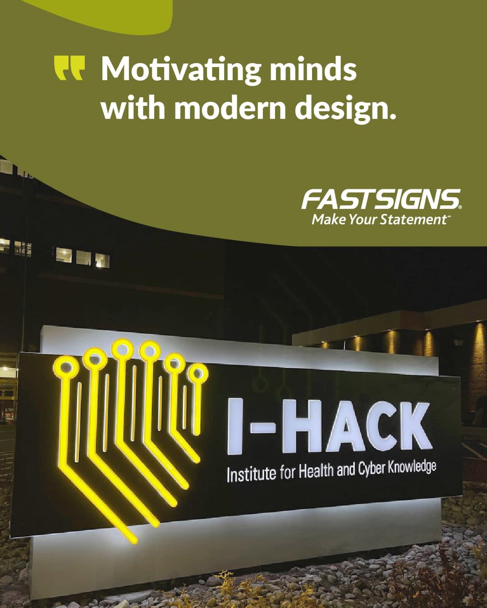 FASTSIGNS's tweet photo. Stand out from the start with illuminated signage that creates a bold first impression and inspires every visitor. 

https://t.co/zCkKXaJv7K

#FASTSIGNS #MakeYourStatement #CustomSignagae #MarketingGoals https://t.co/g3iM75QSu5
