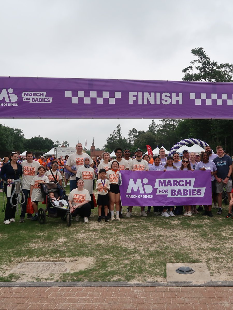 shsucom's tweet photo. In honor of National Women’s Health Week, we are highlighting Sam Houston State University College of Osteopathic Medicine alongside four other SHSU colleges participating in last Saturday’s March for Babies event supporting maternal and infant health awareness. 👣 https://t.co/1l3W9hPMen